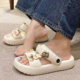 Women's Sandals 2025 new two-wearing hole slippers for women