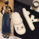 Women's Sandals 2025 new two-wearing hole slippers for women