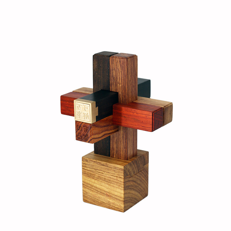 鲁班锁国礼送国外客户长辈男士生日礼物高档实用商务礼品中国特色