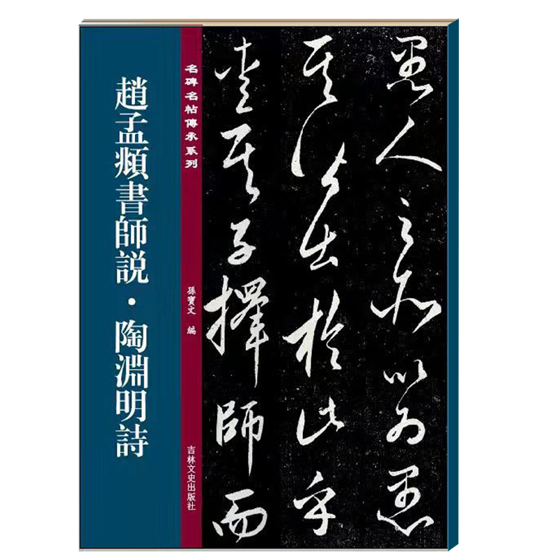 赵孟頫临圣教序 临十七帖 诗说 陶渊明诗观音殿记 晝锦堂记 梅花诗 青山吟 名碑名帖传承系列孙宝文编附繁体旁注吉林文史出版社 - 图1