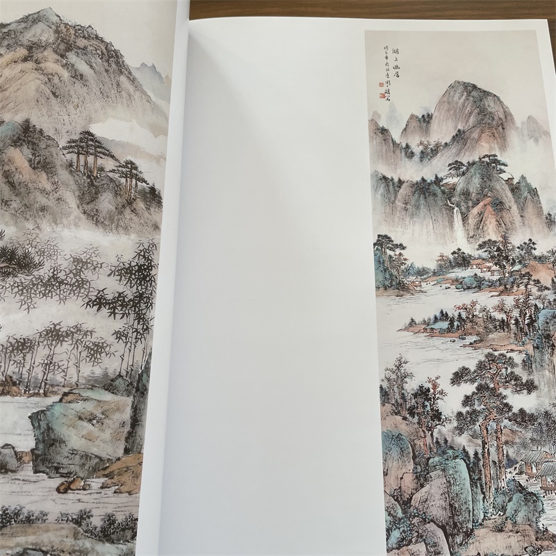 周子麟山水画集 中国画名家山水画创作技法教程工笔山水画中国画画集画册作品集山水画底稿国画技法教程国画入门详解书籍