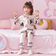 Children's sleeping girl cotton cotton long -sleeved spring and autumn boys, girl children, summer thin children's home service baby set