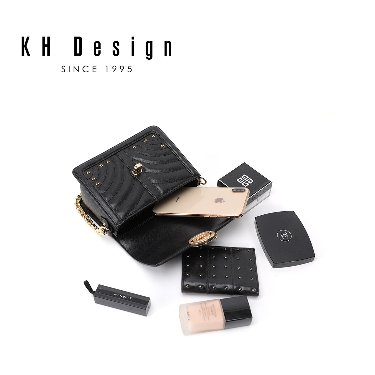 khdesign明治轻奢质感休闲女斜挎包 khdesign小方包