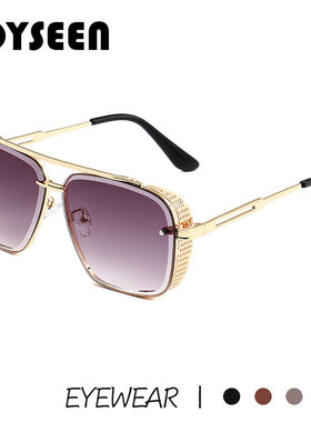 跨境金属蒸汽朋克风太阳镜男