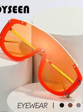 走秀款欧美风一体式墨镜男女