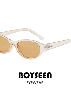 90s复古眼镜女窄框安哥拉红眼镜框海妖风高级平光镜近视可配度数