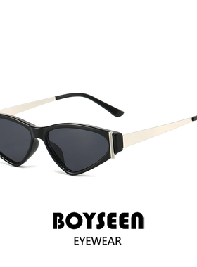 欧美风猫眼墨镜女时髦设计感