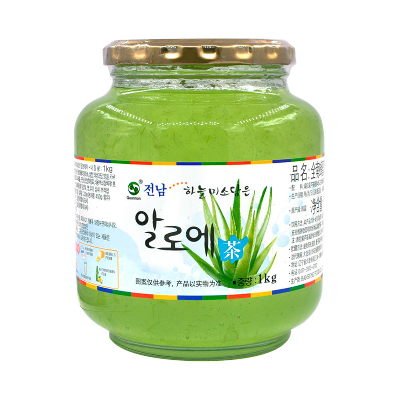 韩国进口全南2瓶组合水果茶柚子茶 海牌食品蜂蜜果味茶