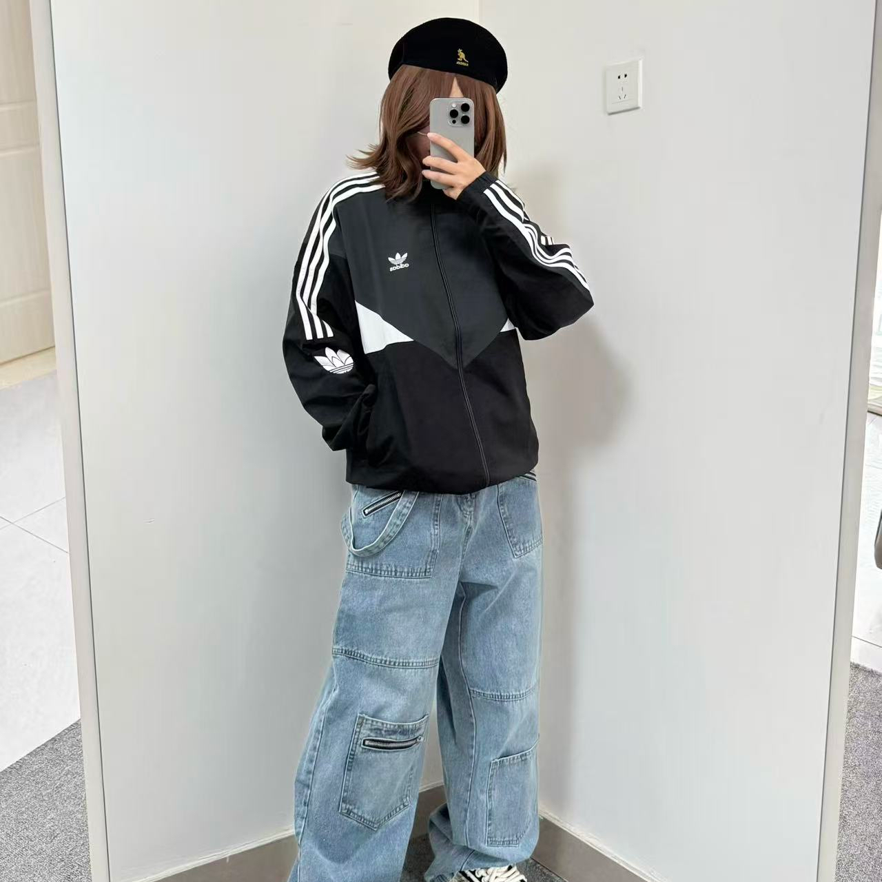 Adidas阿迪达斯U BLOCK JKT男女运动休闲夹克外套KC3114,淘宝优惠券,粉丝福利购,淘宝优惠卷