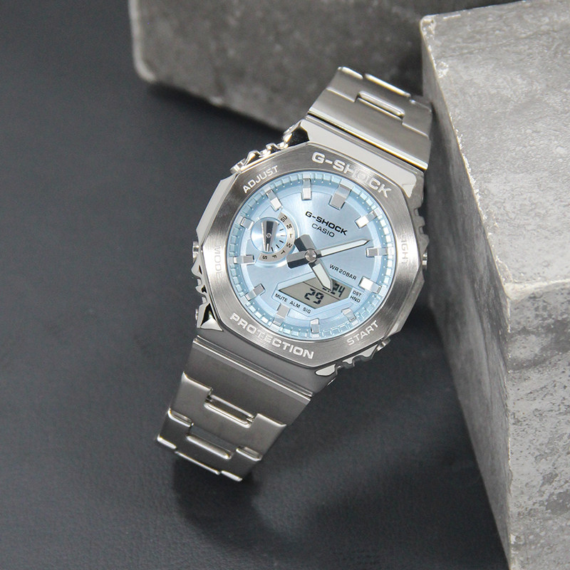 ����ŷ G-SHOCK �������̰˽��ֱ� GM-2110D ��ˮ����ʯӢ�б�