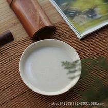 Handmade grass wood grey open sheet Bubble Raising Pot Cushion Tea Cup Tray Pot bearing cup Todry Bubble Pan Tea Mat tea cushion Effort Tea