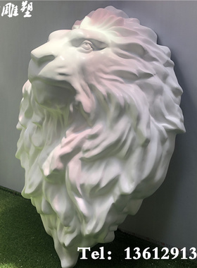 简约风仿动物雕塑玻璃钢大堂