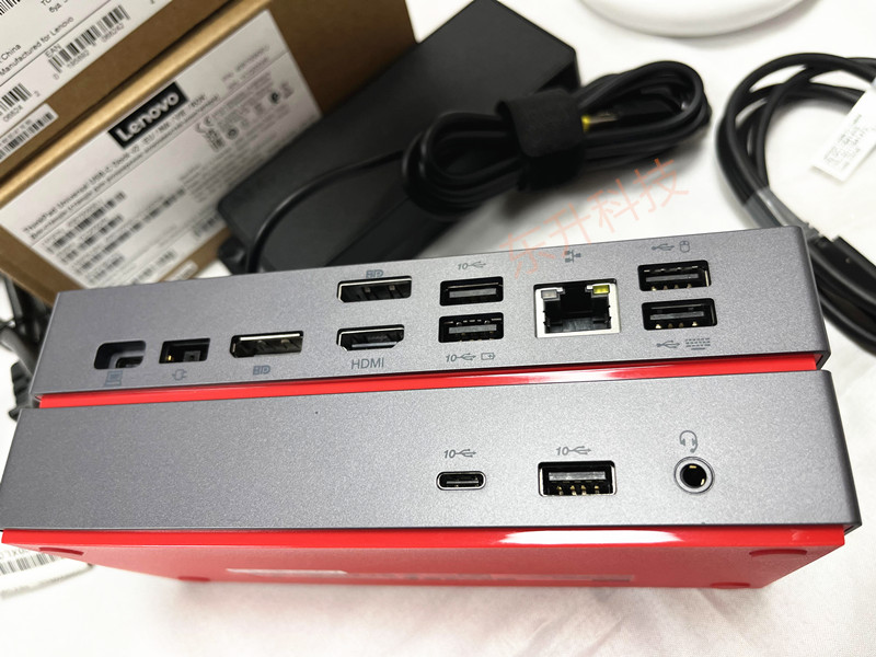 ThinkPad联想Universal 40B7 USB -C Dock v2扩展坞支持8K PD100w - 图1