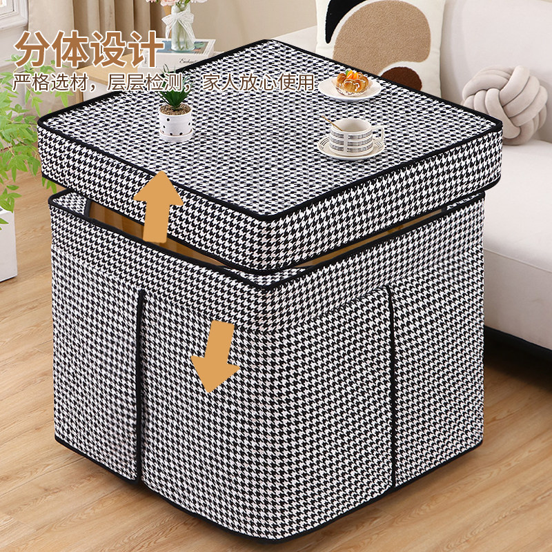 千鸟格烤火罩套新款火炉桌布罩套正方形取暖桌套罩加厚烤火被桌布,淘宝优惠券,粉丝福利购,淘宝优惠卷