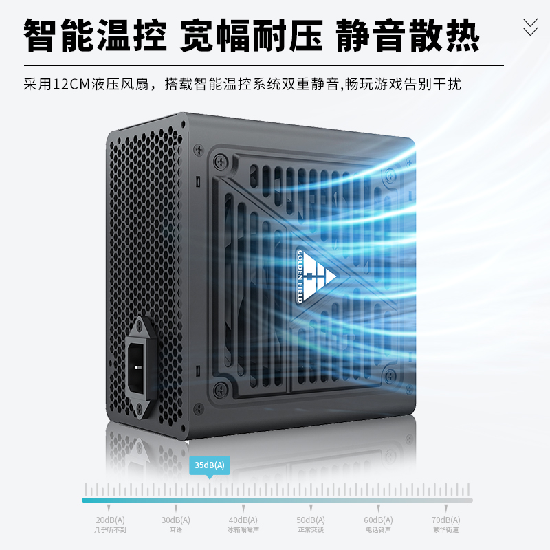 金河田战刀EX850W电源台式机静音电脑电源主机电源ATX3.1峰值950W - 图3