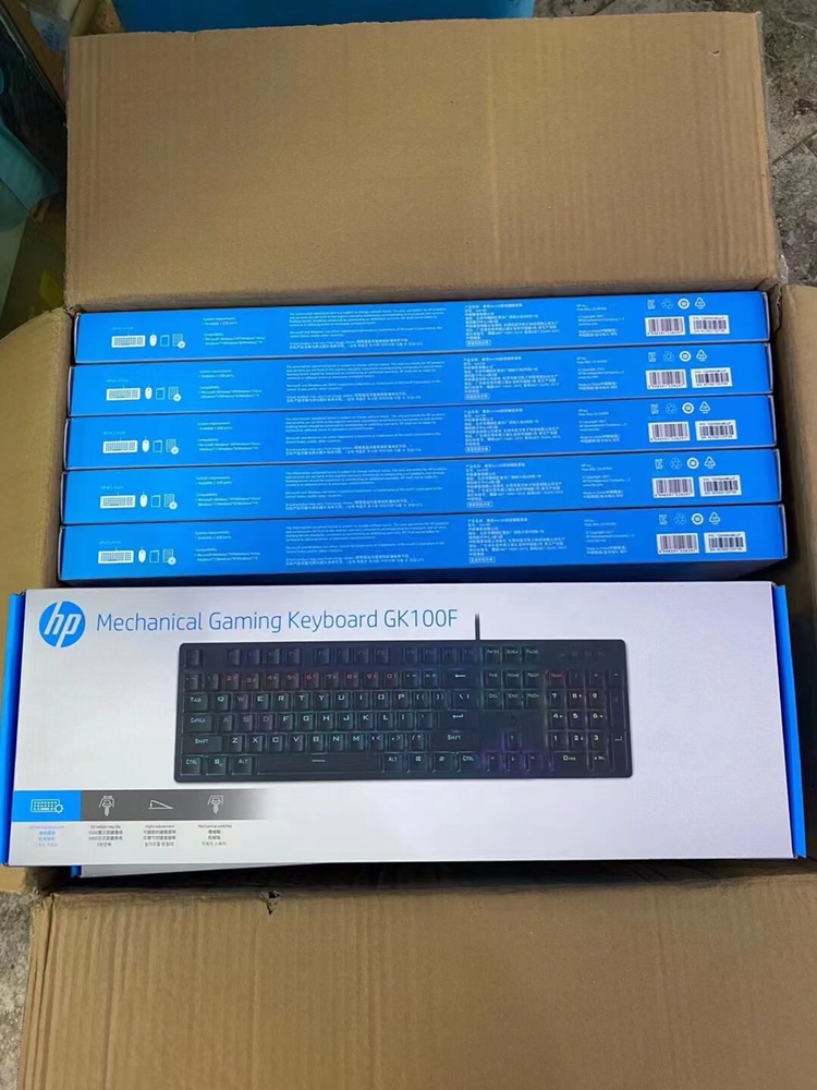 适用HP/惠普GK100F混光青轴机械键盘USB接口适用游戏网吧电竞游戏 - 图2