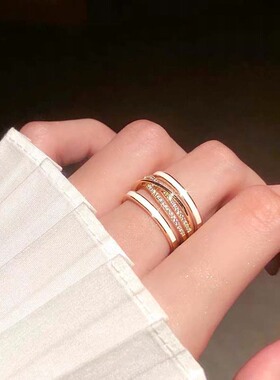 戒指女ins不掉色日韩简约时尚个性复古个性简约开口