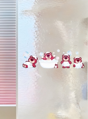 机器猫卡通浴室防撞防水贴纸