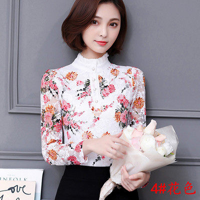 秋冬季保暖内衣女加厚加绒外穿紧身单件上衣中老年妈妈蕾丝打底衫 - 图3