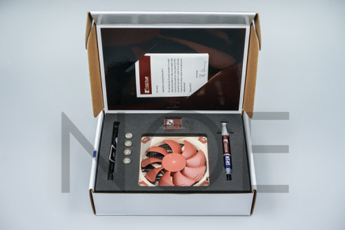 猫头鹰 Noctua NH-L9i L9a黑Chromax下压静音CPU散热器A4 ITX AM5 - 图1
