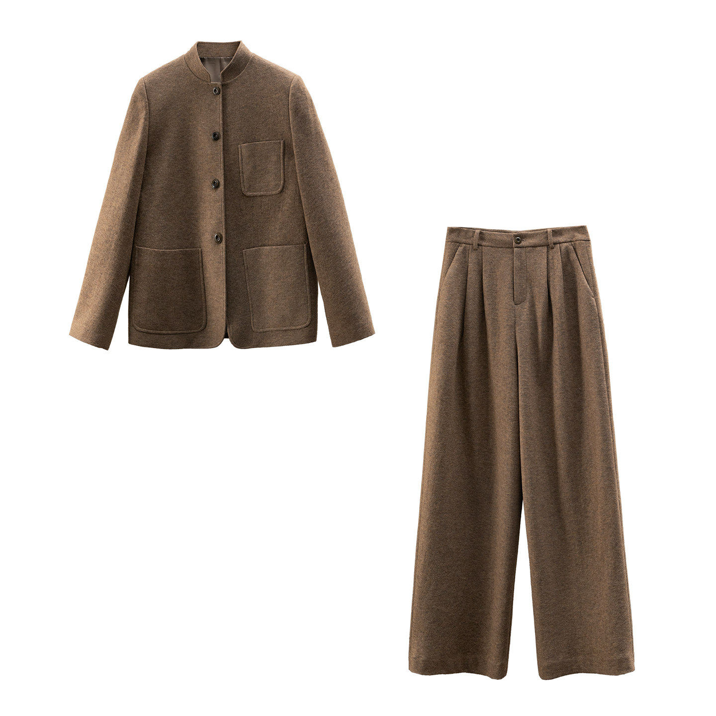 H春上7号 通勤大女主 法柜高品含羊毛西装外套+直筒裤套装D89F5,淘宝优惠券,粉丝福利购,淘宝优惠卷