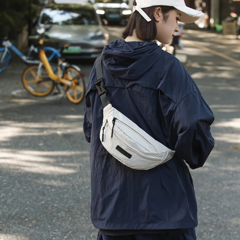 手机胸包男士日系新款运动休闲单肩背包腰包百搭潮牌斜挎包骑行包,淘宝优惠券,粉丝福利购,淘宝优惠卷