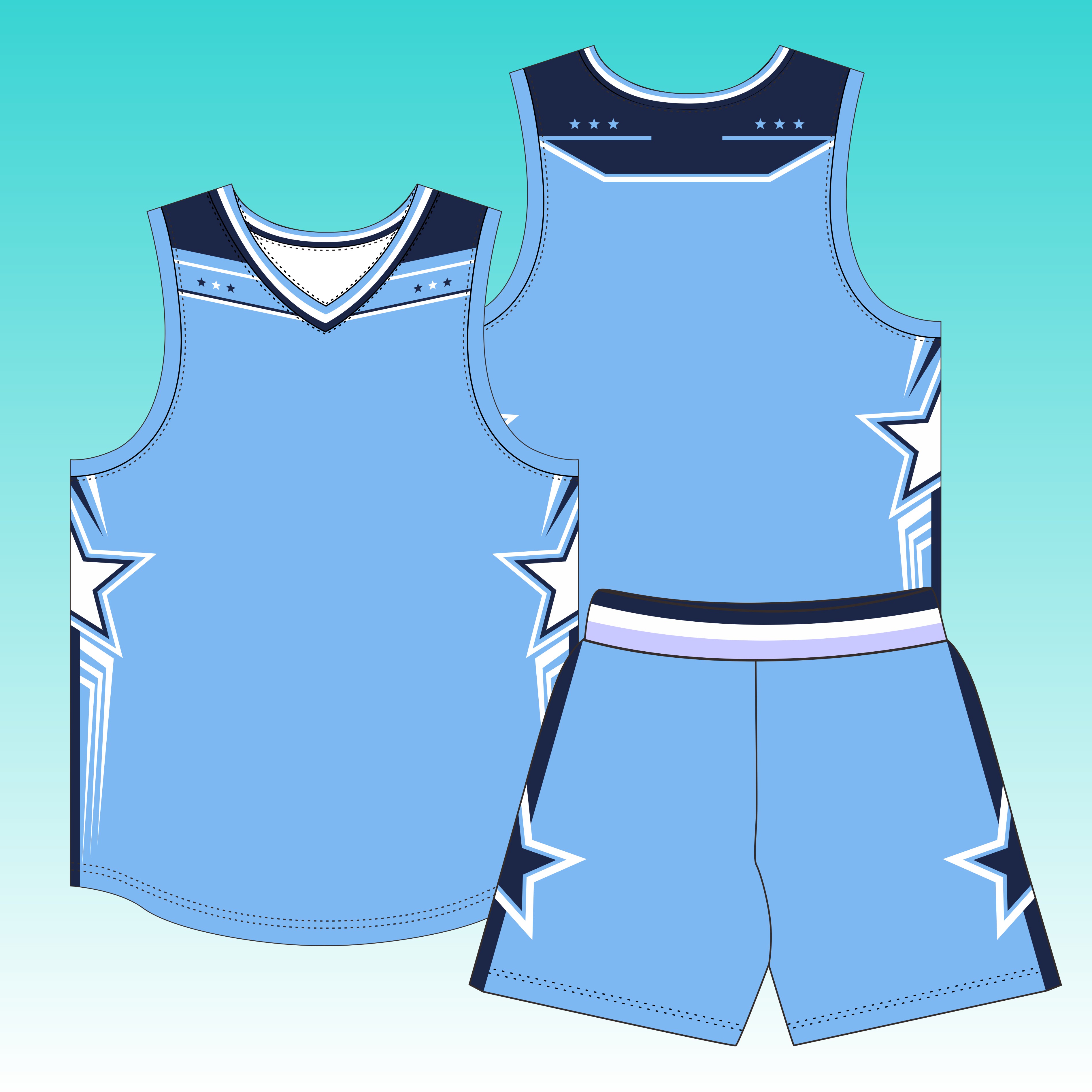 全身定制美式篮球服套装定制男学生比赛训练队服NBA 面料球衣订制