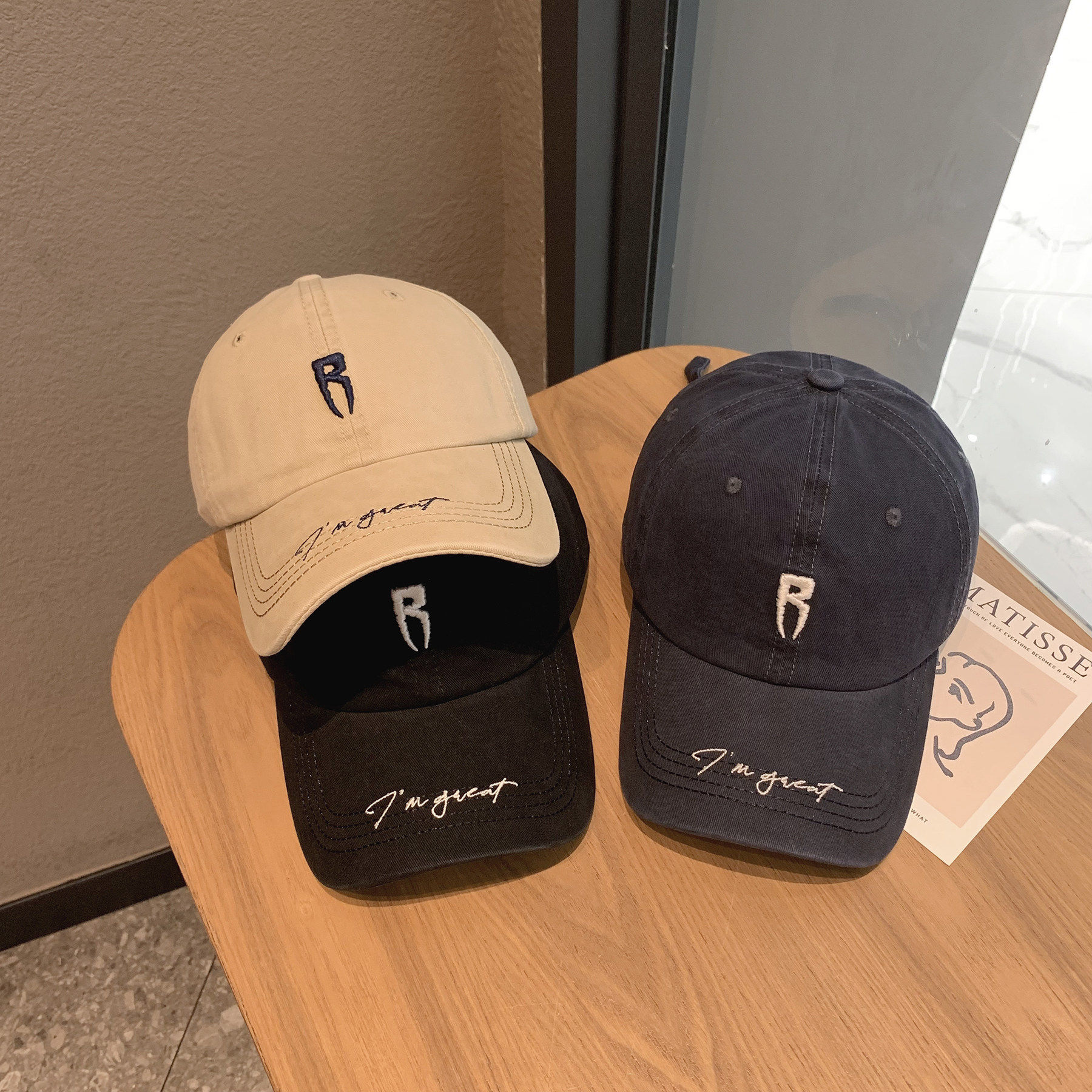 2026新款高品质水洗棉粉色棒球帽女韩版复古显脸小宽帽檐鸭舌帽男,淘宝优惠券,粉丝福利购,淘宝优惠卷