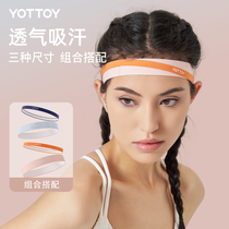 Sports hair with female sweat-guiding sweat with male stop sweating head with running hair with gym hair band yoga beam hair with headscarf