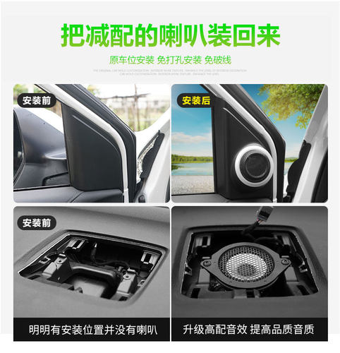 适用本田十代雅阁/皓影/CRV/英诗派中置高音分频喇叭车载汽车改装 - 图0