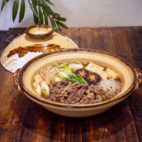 日本进口万古烧华月大黑锅炖菜炖汤家用汤锅米饭锅干烧不裂炖砂锅 - 图2