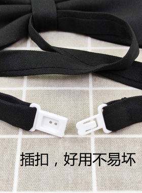 领结巨羽根女纯色百搭学生小配饰