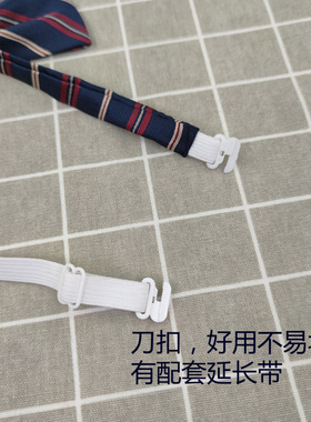 日系JK条纹领结手打领带套装制服配饰学生女帅气个性潮流装饰活动