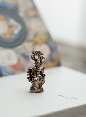 不动明王随身佛黄铜生肖鸡年祝福