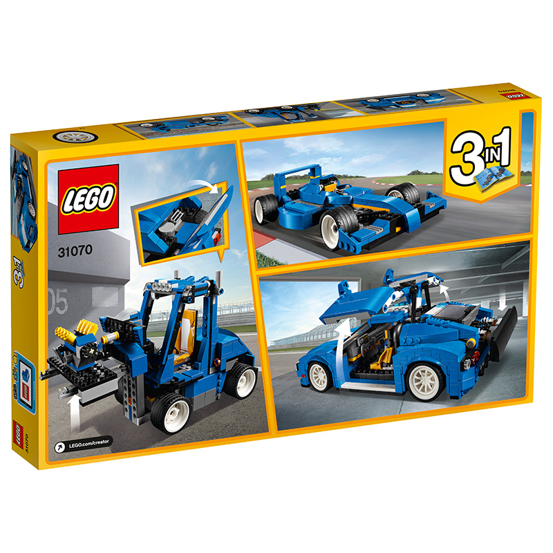 【孩仕宝】玩具模型乐高积木LEGO创意百变 3合1涡轮赛车跑车-图0