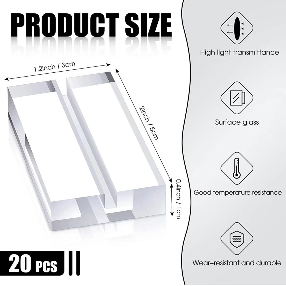 跨境透明亚克力底座卡槽支架卡片婚礼桌号牌台卡名片桌卡展示架,淘宝优惠券,粉丝福利购,淘宝优惠卷