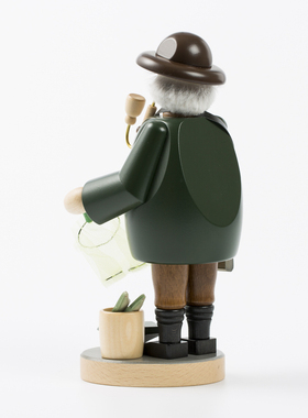 德国手工香薰玩偶钓鱼人桌面摆件
