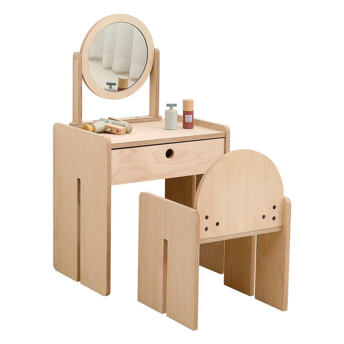 ins风儿童梳妆台女孩公主玩具化妆桌椅卧室床头柜迷你宝宝化妆台,淘宝优惠券,粉丝福利购,淘宝优惠卷