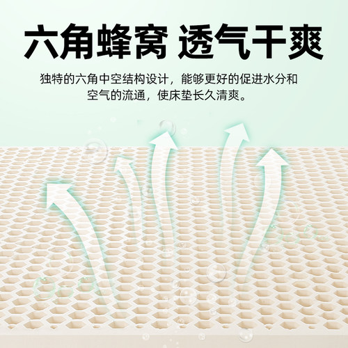 金橡树100D高密度床垫泰国进口天然乳胶1.8m1.5米泰享 - 图2
