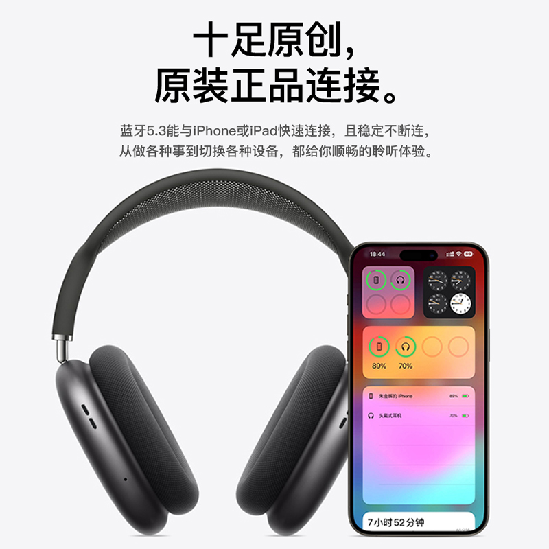 头戴式蓝牙耳机适用苹果iPhone15华强北Max无线14pro降噪2024新款