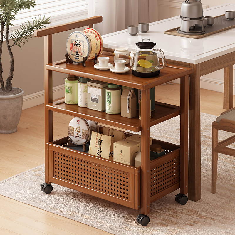 移动置物架小推车带轮茶几客厅家用零食收纳架中古沙发边柜边几,淘宝优惠券,粉丝福利购,淘宝优惠卷