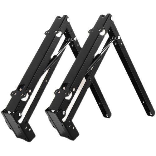 隐形换鞋凳五金缓冲壁挂式隐藏玄关椅鞋柜穿鞋凳支撑架折叠凳配件 - 图3