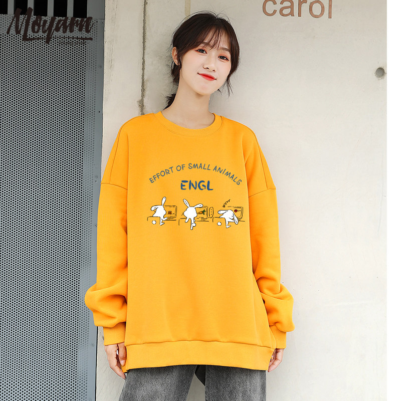 宽松韩版2020新款潮ins春秋卫衣 默衍卫衣/绒衫