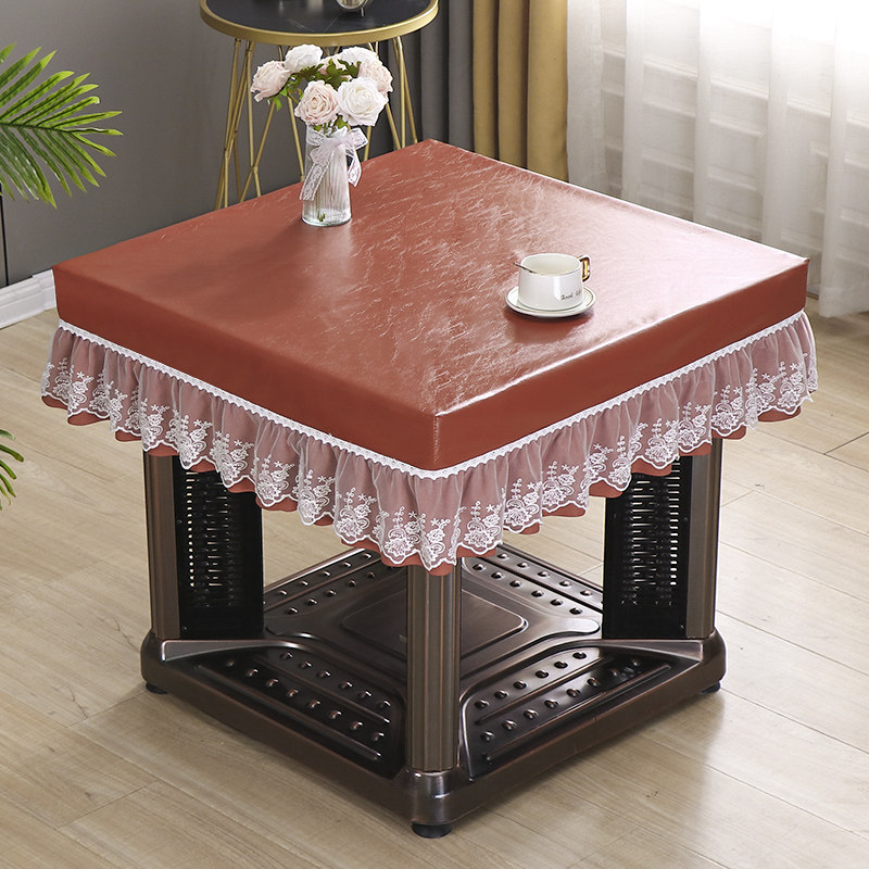 正方形桌罩免洗烤火桌子罩套防水防油防烫桌布麻将机罩茶几罩新款,淘宝优惠券,粉丝福利购,淘宝优惠卷