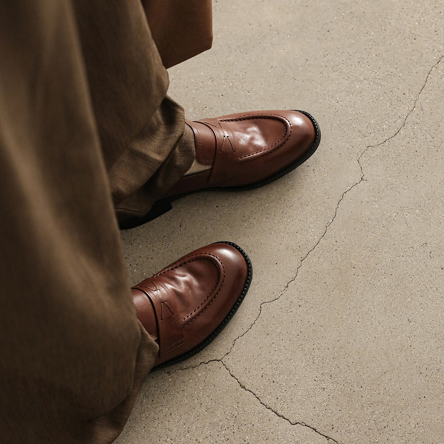 黑夫人手工高端真皮乐福鞋女粗低跟一脚蹬小皮鞋百搭舒适软底单鞋,淘宝优惠券,粉丝福利购,淘宝优惠卷