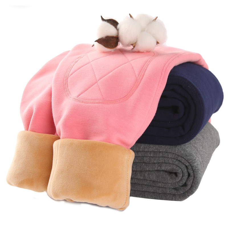 儿童保暖裤男童内穿棉裤冬季宝宝护膝绒裤女童打底裤加绒加厚秋裤,淘宝优惠券,粉丝福利购,淘宝优惠卷