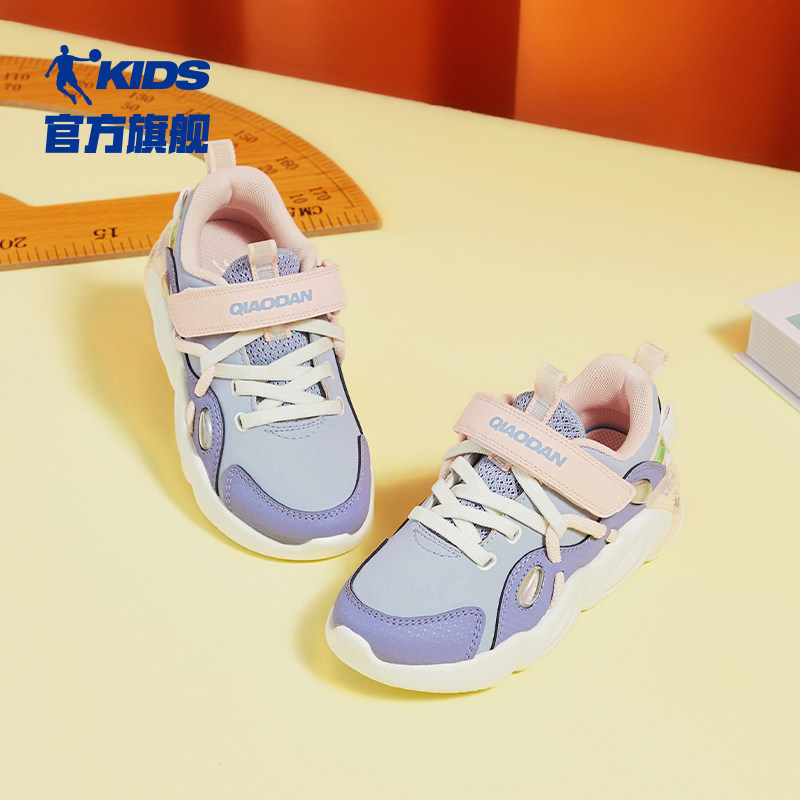乔丹女童鞋子小童2021冬季新款童鞋 乔丹童装运动鞋