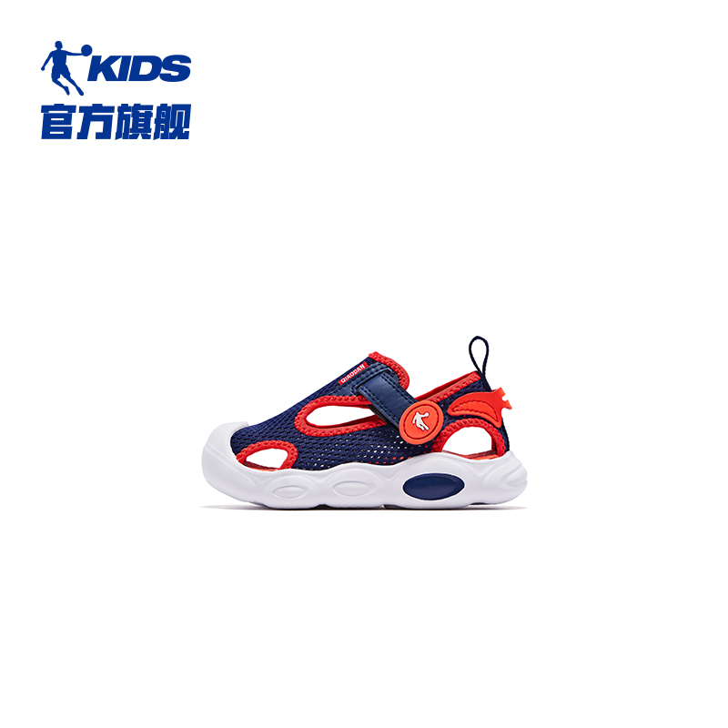中国乔丹男童2023夏季新款软底童鞋 乔丹童装凉鞋