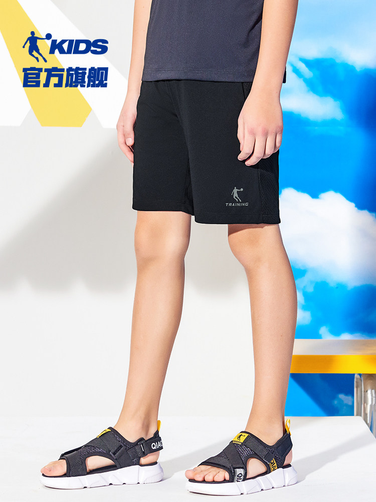 中国乔丹童装速干五分裤男童裤子 乔丹童装裤子