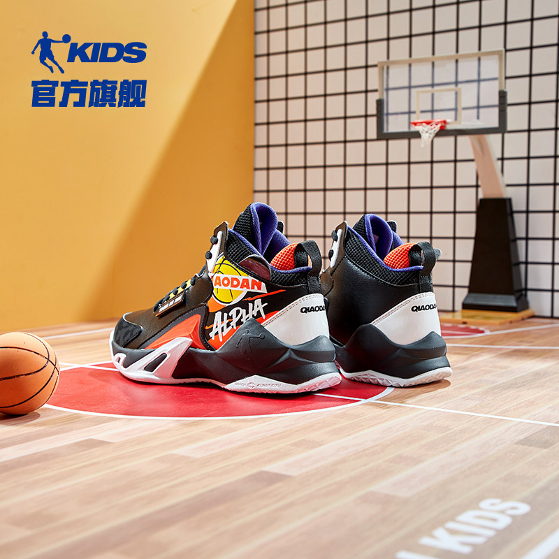 乔丹男童篮球鞋2021秋冬款新款童鞋 乔丹童装运动鞋